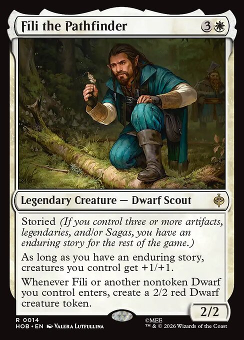 MTG Fíli the Pathfinder HOB 014 Regular Nonfoil