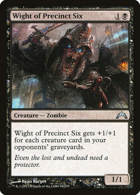 MTG Wight of Precinct Six GTC 084 Regular Foil