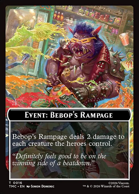 MTG Event: Bebop's Rampage Token TMC 016 Token Nonfoil