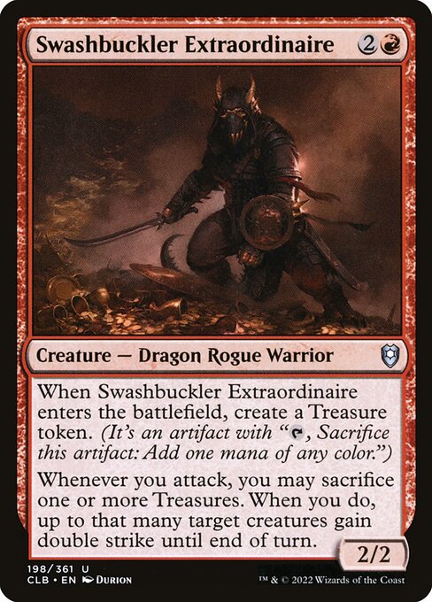 MTG Swashbuckler Extraordinaire CLB 198 Regular Nonfoil