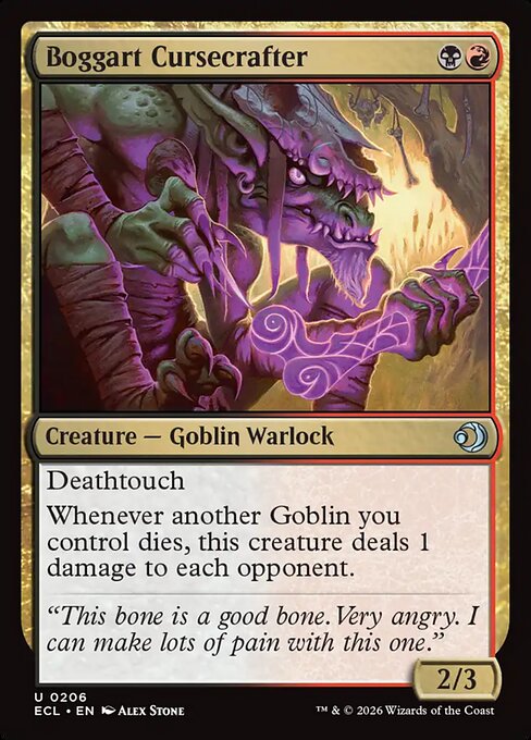 MTG Boggart Cursecrafter ECL 206 Regular Nonfoil