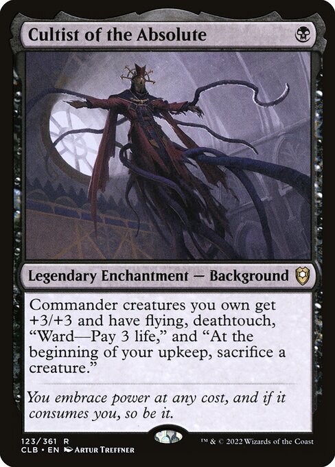 MTG Cultist of the Absolute CLB 123 Regular Foil