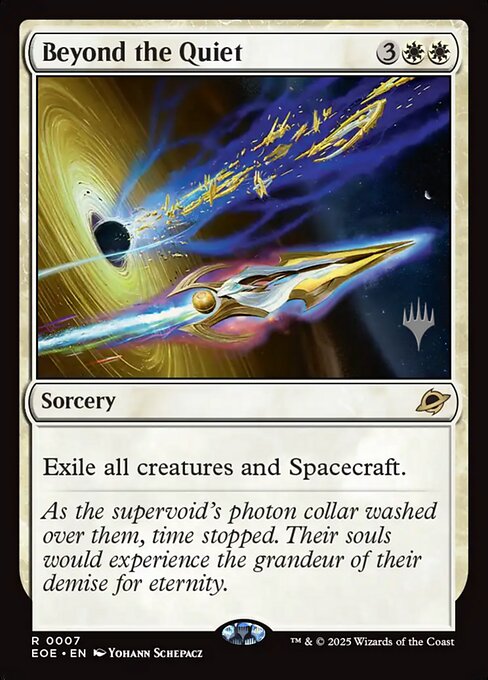 MTG Beyond the Quiet PEOE 007p Promo Pack Foil
