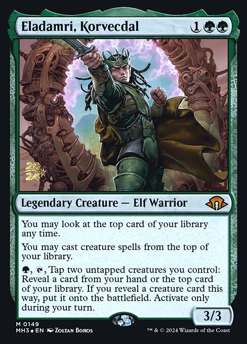 MTG Eladamri, Korvecdal PMH3 149s Prerelease Foil