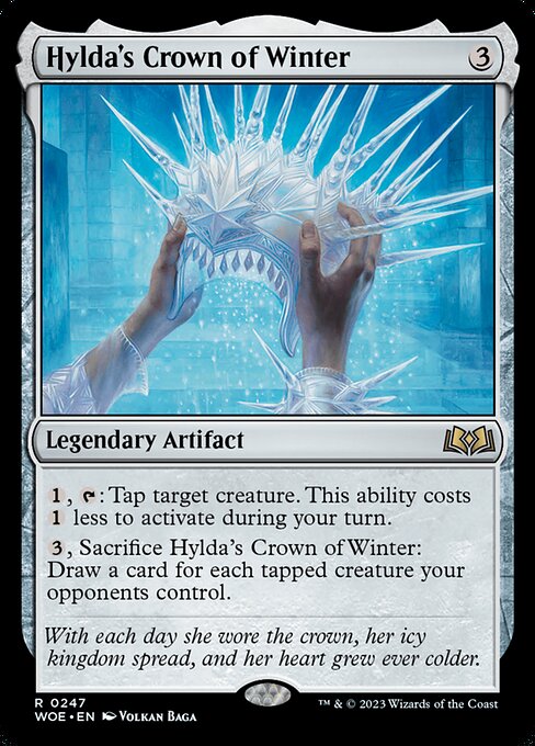 MTG Hylda's Crown of Winter WOE 247 Regular Nonfoil