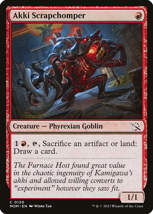 MTG Akki Scrapchomper MOM 130 Regular Nonfoil