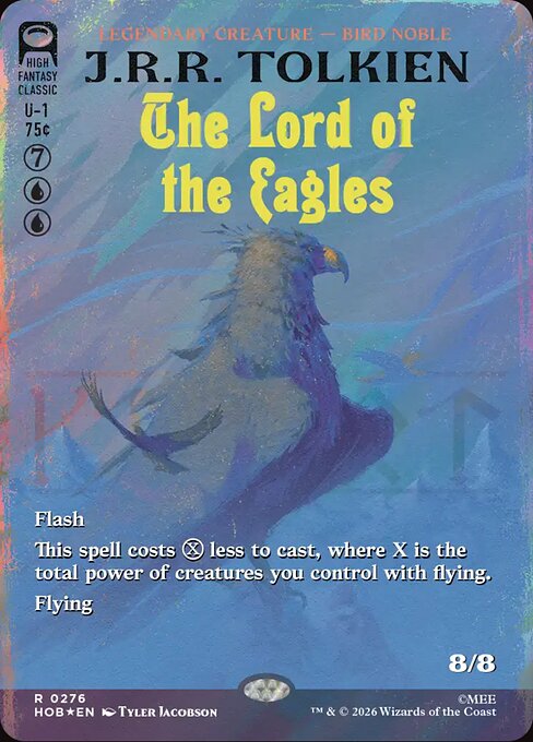 MTG The Lord of the Eagles HOB 276 Alternate Art Nonfoil