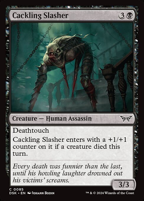 MTG Cackling Slasher DSK 085 Regular Nonfoil