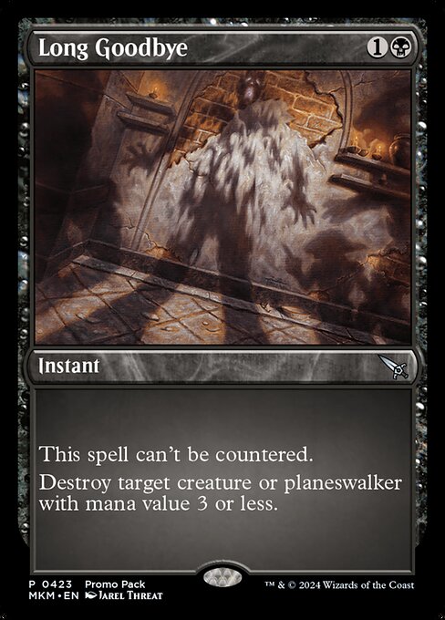MTG Long Goodbye MKM 423 Promo Pack Foil
