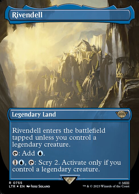MTG Rivendell LTR 755 Borderless Surge Foil