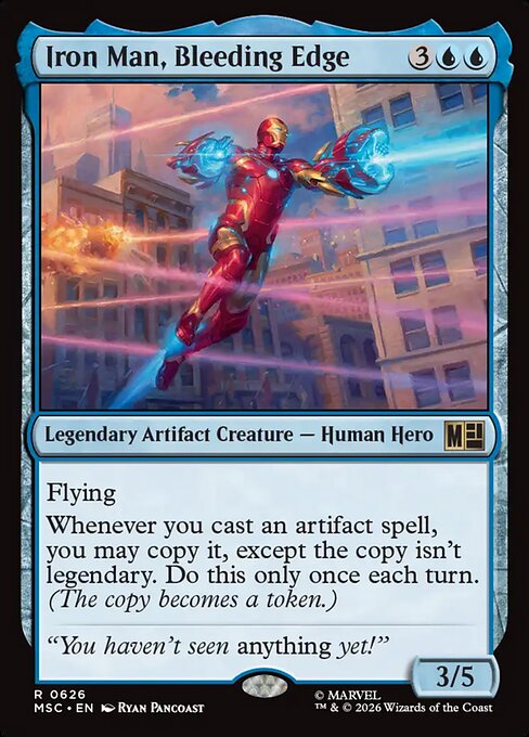 MTG Iron Man, Bleeding Edge MSC 626 Regular Nonfoil