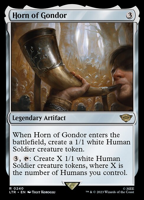 MTG Horn of Gondor LTR 240 Regular Nonfoil