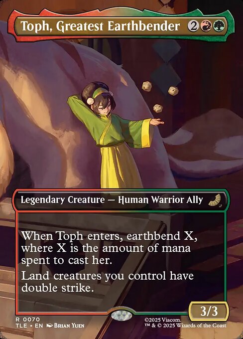 MTG Toph, Greatest Earthbender [TLE 070] Nonfoil