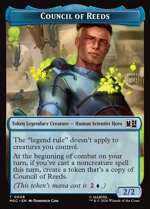 MTG Council of Reeds Token MSC 008 Token Foil