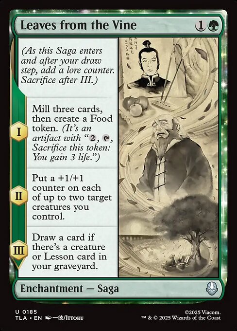MTG Leaves from the Vine TLA 185 Regular Nonfoil