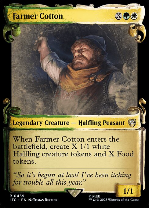 MTG Farmer Cotton LTC 459 Alternate Art Foil