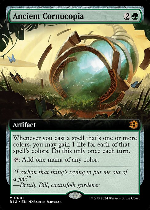 MTG Ancient Cornucopia BIG 081 Extended Art Foil