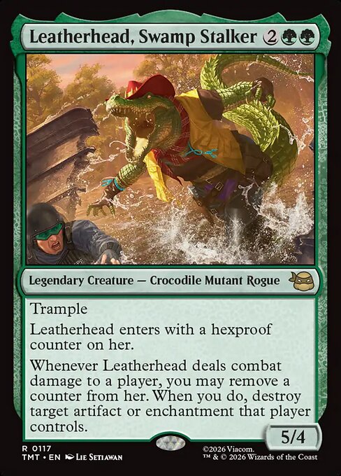 MTG Leatherhead, Swamp Stalker TMT 117 Regular Foil