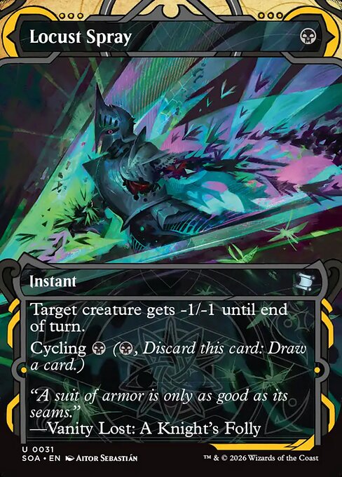 MTG Locust Spray SOA 031 Mystical Archive Foil