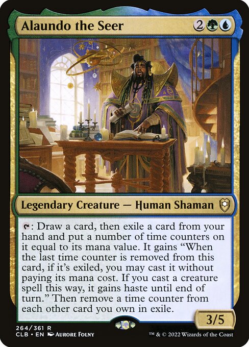 MTG Alaundo the Seer CLB 264 Regular Foil