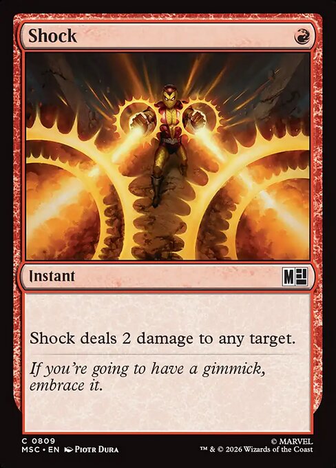 MTG Shock MSC 809 Regular Nonfoil