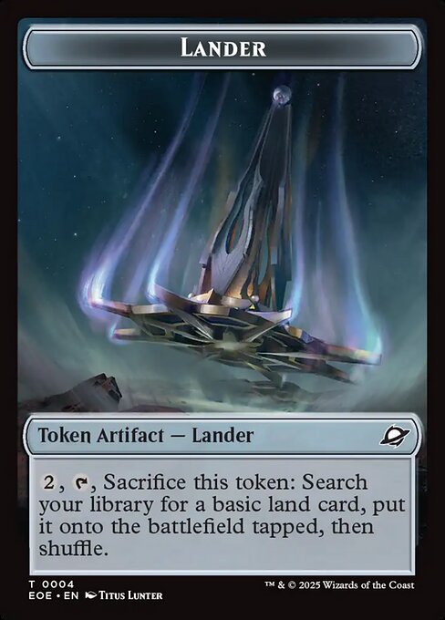 MTG Lander Token EOE 004 Token Foil