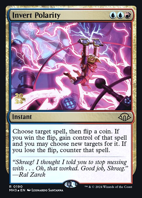 MTG Invert Polarity PMH3 190s Prerelease Foil