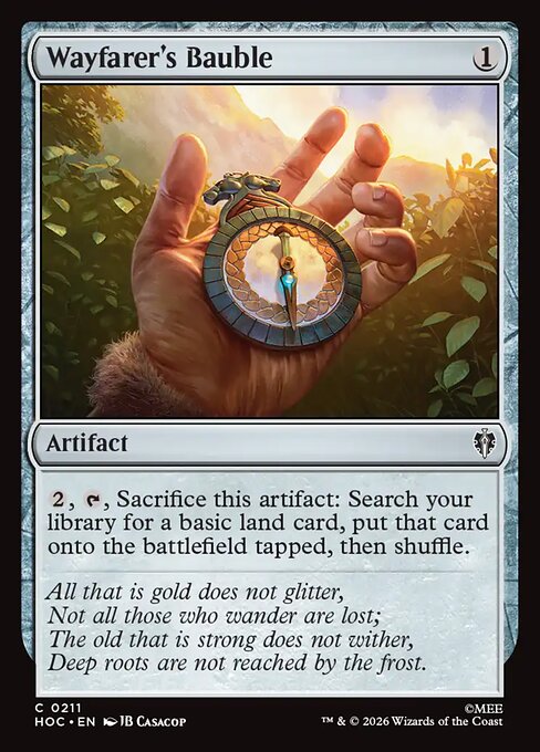 MTG Wayfarer's Bauble HOC 211 Regular Foil