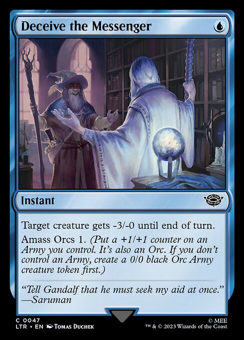 MTG Deceive the Messenger LTR 047 Regular Nonfoil