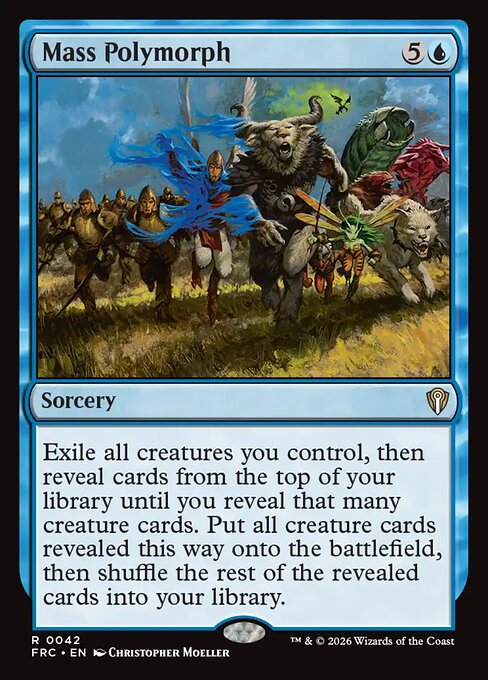 MTG Mass Polymorph FRC 042 Standard Nonfoil front