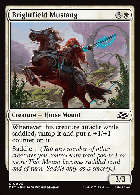 MTG Brightfield Mustang DFT 005 Regular Nonfoil
