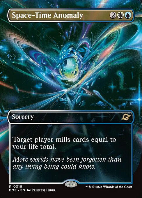 MTG Space-Time Anomaly EOE 315 Borderless Surreal Space Nonfoil
