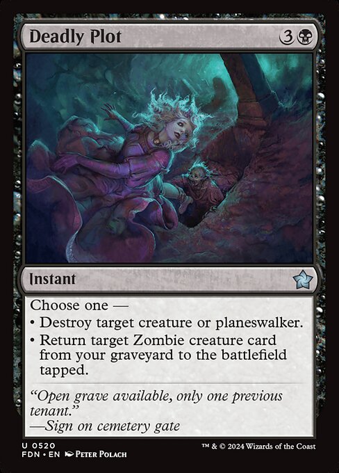 MTG Deadly Plot FDN 520 Beginner Box Nonfoil