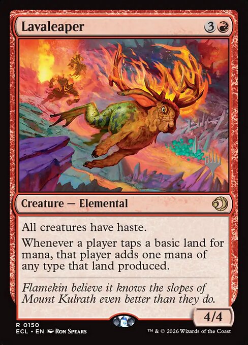 MTG Lavaleaper PECL 150p Promo Pack Foil