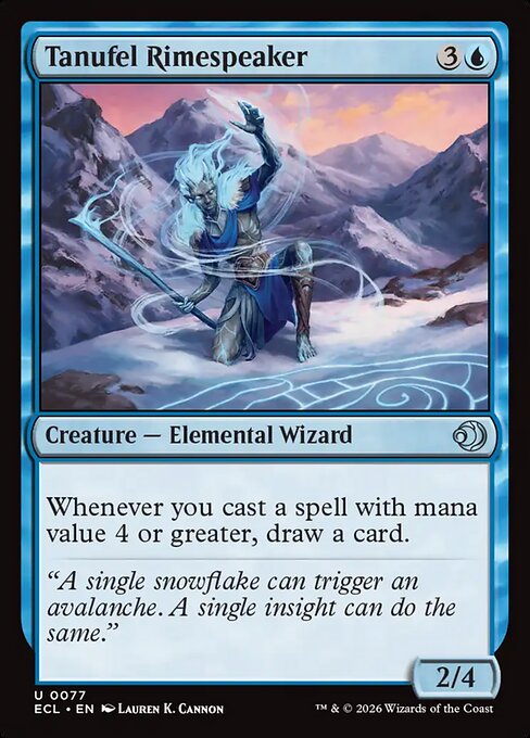 MTG Tanufel Rimespeaker ECL 077 Regular Foil