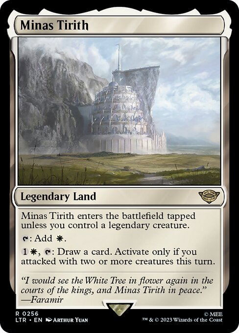 MTG Minas Tirith LTR 256 Regular Foil