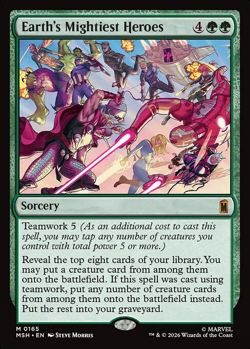 MTG Earth's Mightiest Heroes MSH 165 Regular Foil