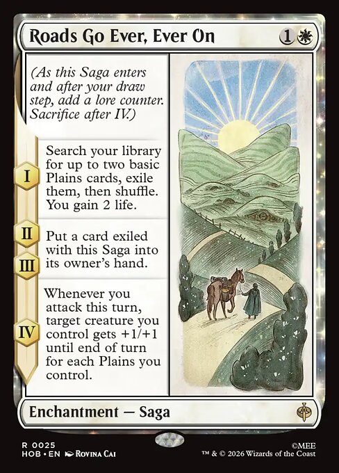 MTG Roads Go Ever, Ever On HOB 025 Regular Foil
