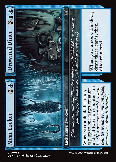 MTG Meat Locker // Drowned Diner DSK 065 Regular Foil
