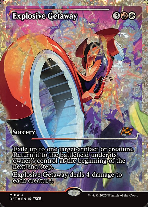 MTG Explosive Getaway DFT 413 Japan Showcase Fracture Foil