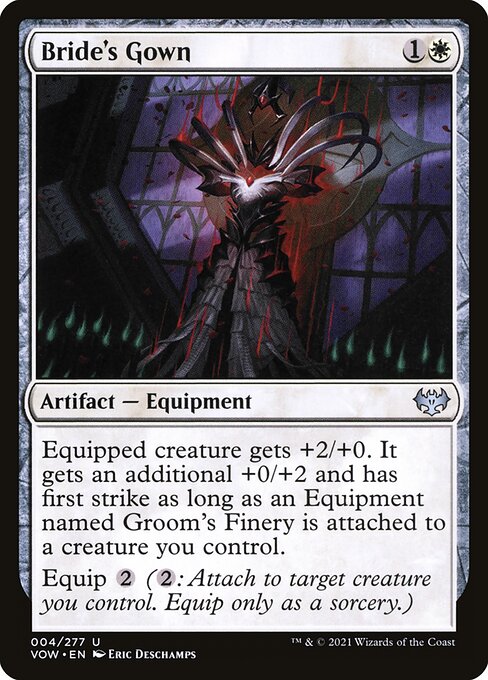 MTG Bride's Gown VOW 004 Standard Foil front