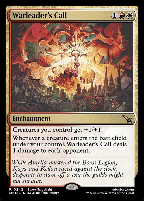 MTG Warleader's Call MKM 242 Regular Foil