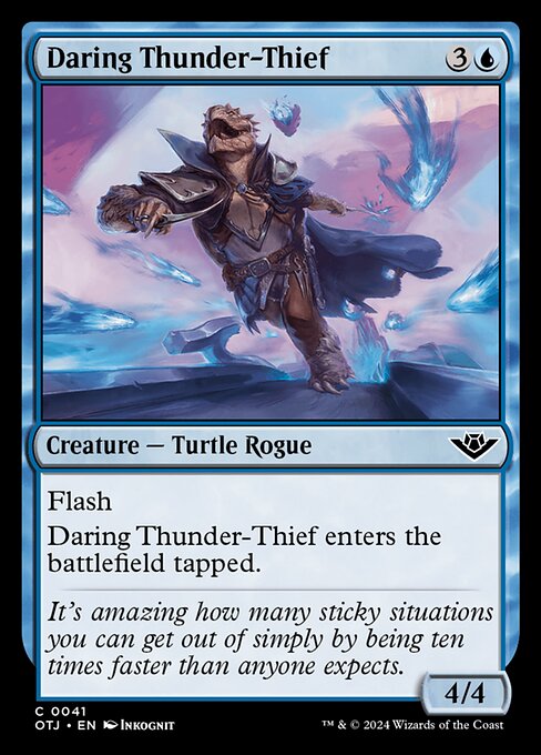 MTG Daring Thunder-Thief OTJ 041 Regular Foil