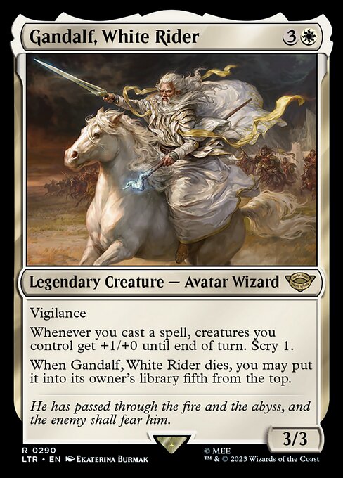 MTG Gandalf, White Rider LTR 290 Starter Kit Nonfoil