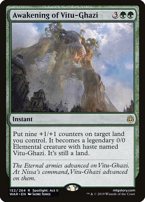 MTG Awakening of Vitu-Ghazi WAR 152 Standard Nonfoil front