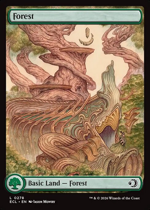 MTG Forest ECL 278 Full Art Land Nonfoil