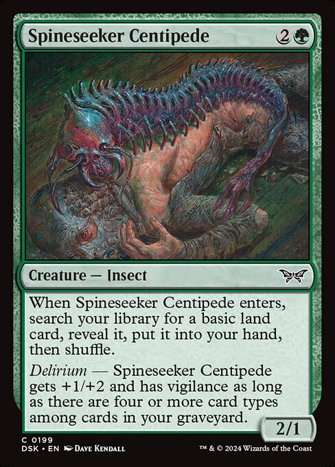 MTG Spineseeker Centipede DSK 199 Regular Nonfoil