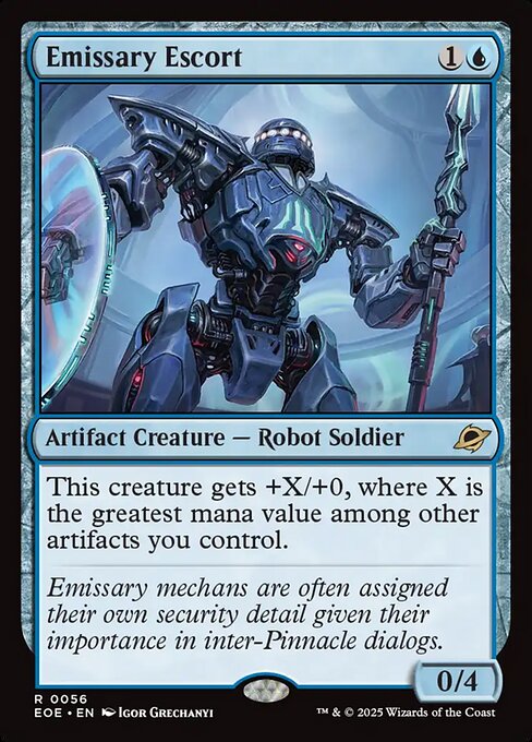 MTG Emissary Escort EOE 056 Regular Foil