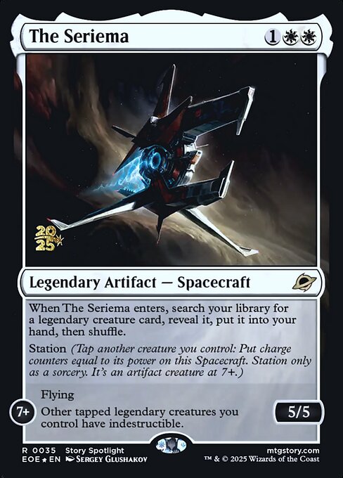 MTG The Seriema PEOE 035s Prerelease Foil