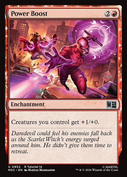 MTG Power Boost MSC 852 Regular Nonfoil